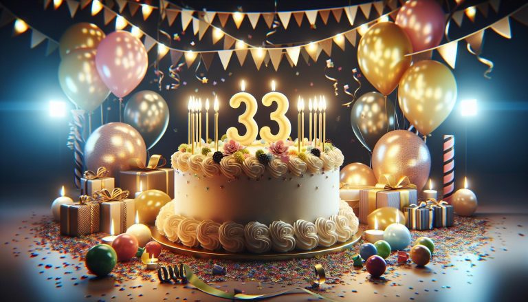 Top 33rd Birthday Slogans to Celebrate in Style
